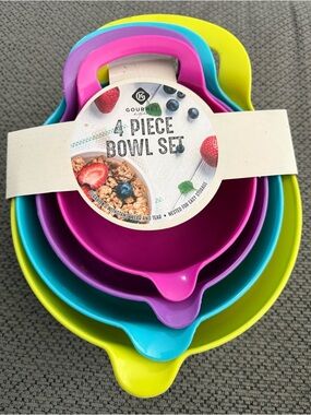4 Piece Bowl Set